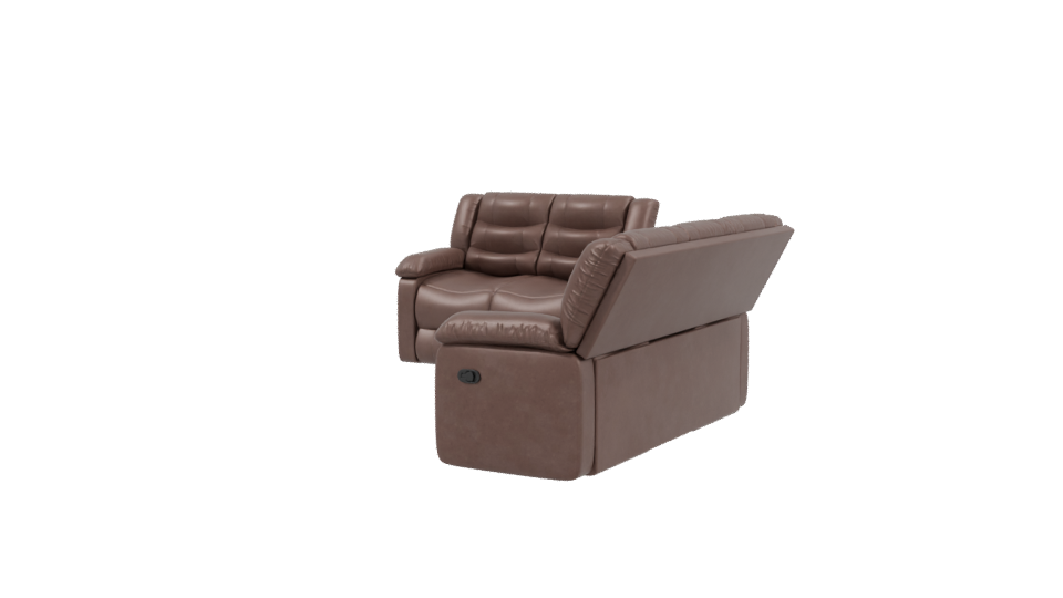 Comfortable Leather Sofa Set 3D - Professional 3D Model Render 3