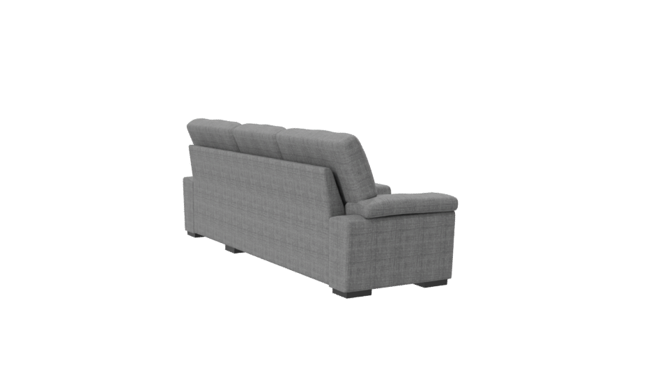 Contemporary Fabric Sectional Sofa 3D Model - Professional 3D Model Render 7