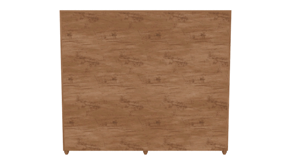 Stylish Wooden Storage Cabinet 3D Model - Professional 3D Model Render 5