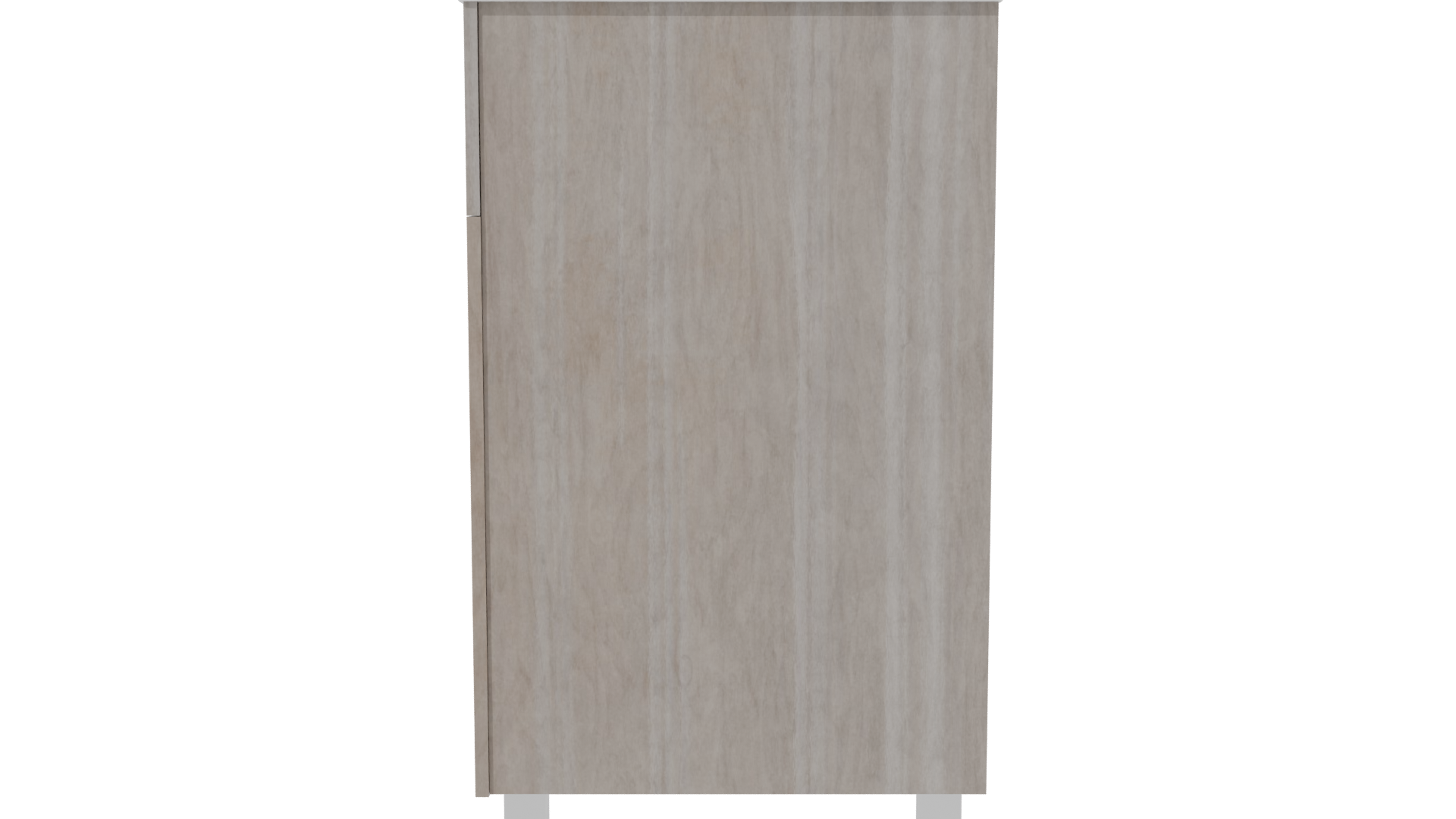 Stylish Wooden Storage Cabinet 3D - Professional 3D Model Render 2