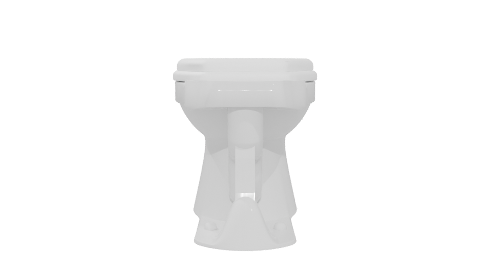 Stylish Bathroom Toilet Model 3D - Professional 3D Model Render 5