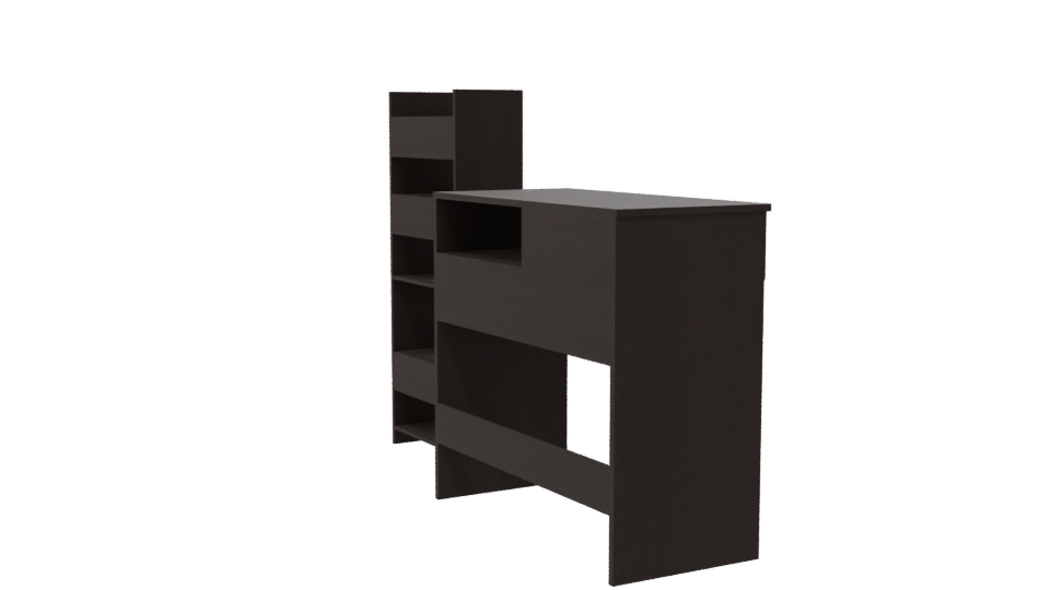 Stylish Modern Desk Set 3D - Professional 3D Model Render 7