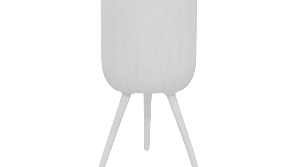 Stylish Ceramic Planter Model - Professional 3D Model Render 5