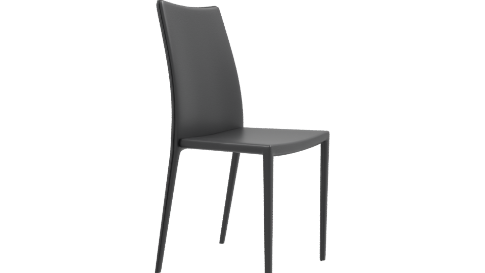 Sleek Modern Dining Chair 3D Model - Professional 3D Model Render 9