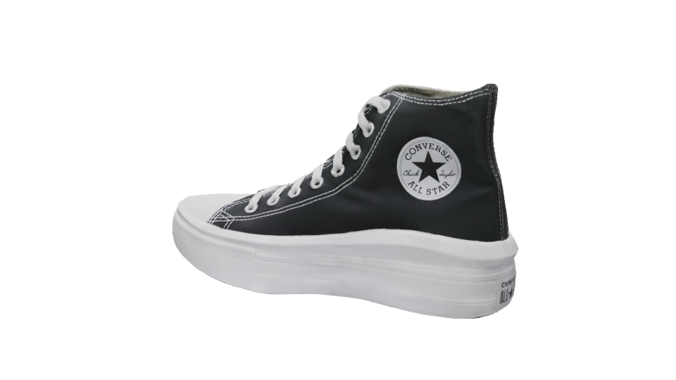 High-Top Canvas Sneakers Model - Professional 3D Model Render 6