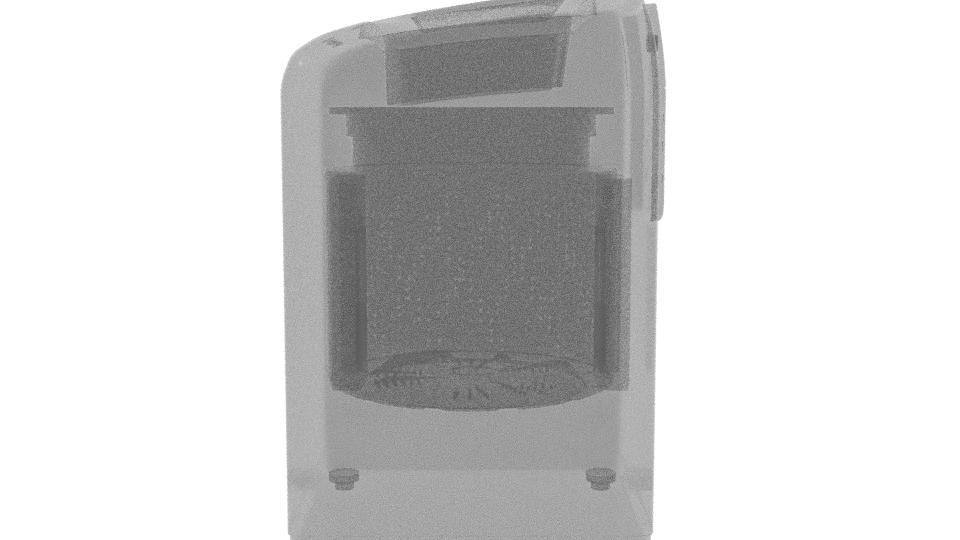 Contemporary Top-Load Washing Machine 3D Model - Professional 3D Model Render 2