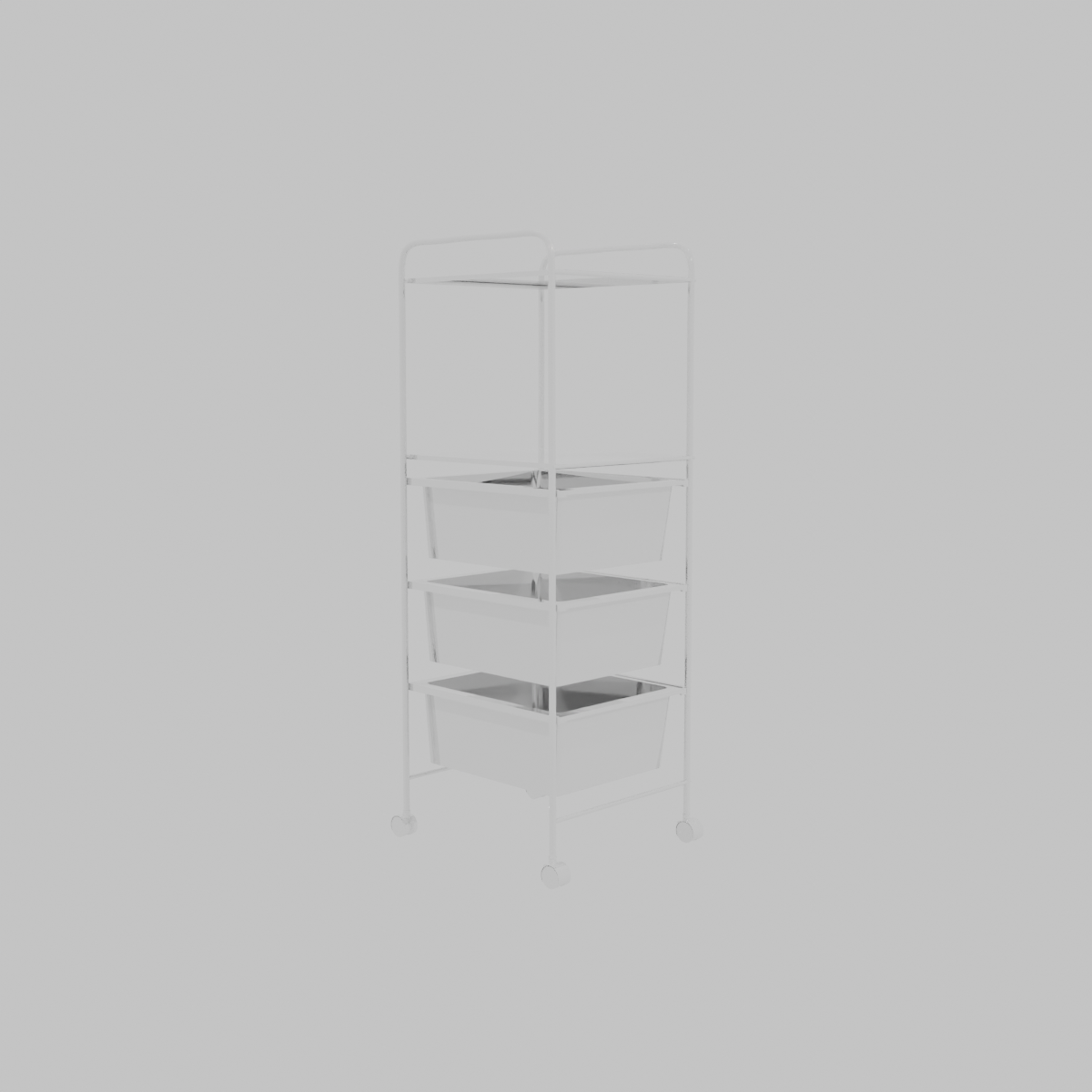 Colorful Storage Shelf Model 3D - Professional 3D Model Render 13