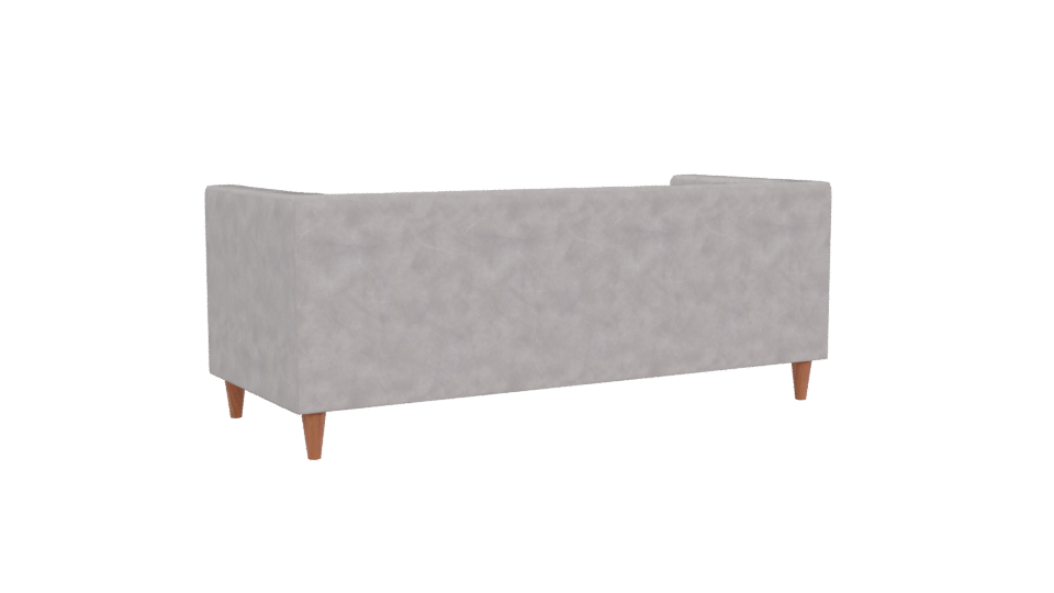 Modern Grey Sofa 3D Model - Professional 3D Model Render 4