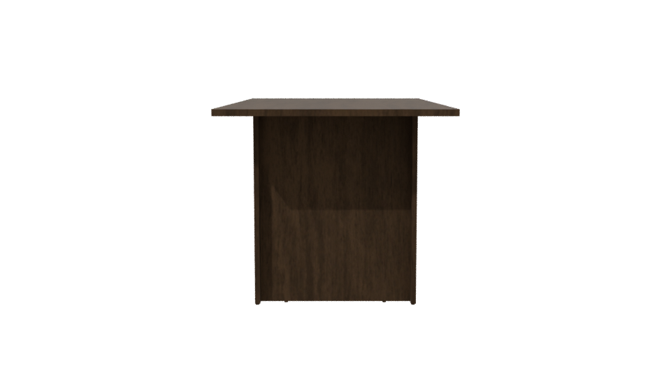 Elegant Wooden Dining Table Model - Professional 3D Model Render 2