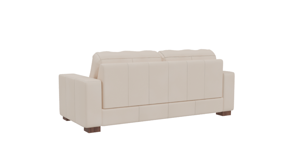 Modern Three-Seat Sofa 3D - Professional 3D Model Render 4