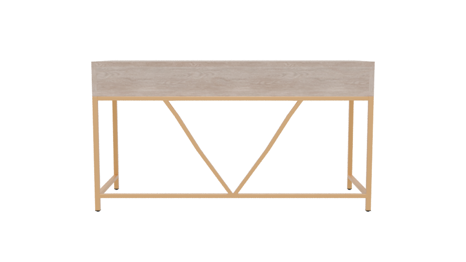 Elegant Minimalist Desk 3D Model - Professional 3D Model Render 5