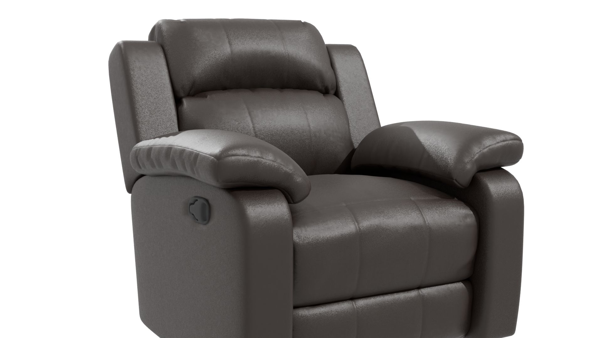 Leather Recliner Chair 3D Model - Professional 3D Model Render 10