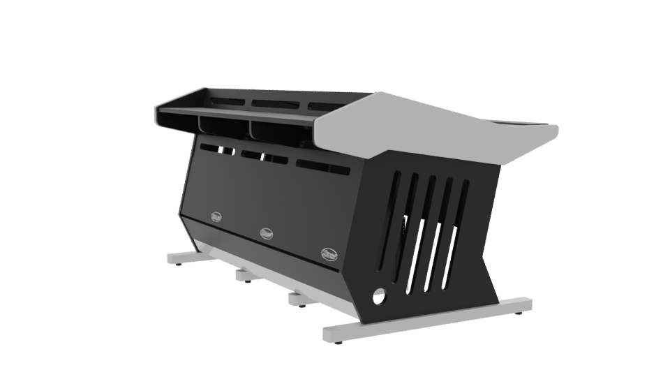 Stylish Modern Storage Shelving Unit - Professional 3D Model Render 7