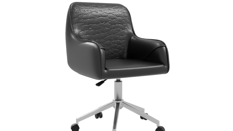 Stylish Modern Office Chair 3D - Professional 3D Model Render 10