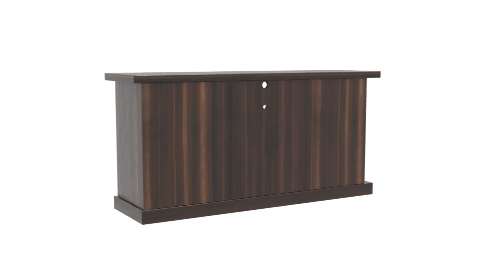 Stylish Wooden Console Table 3D - Professional 3D Model Render 4