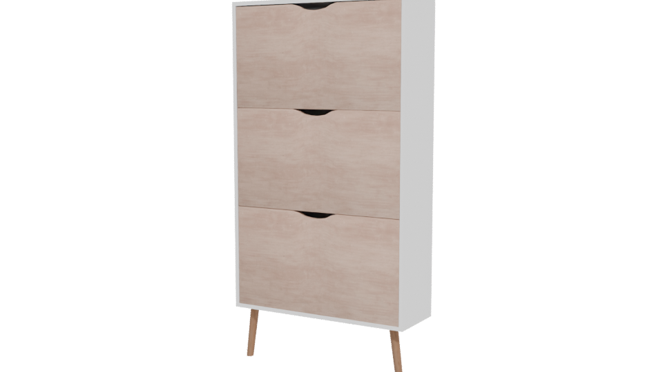 Stylish Minimalist Chest of Drawers - Professional 3D Model Render 12