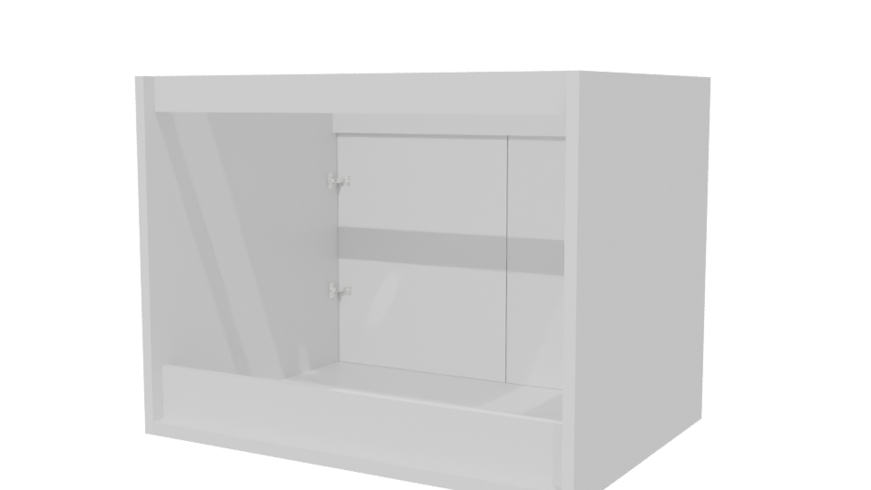 Stylish Minimalist Storage Chest 3D - Professional 3D Model Render 6