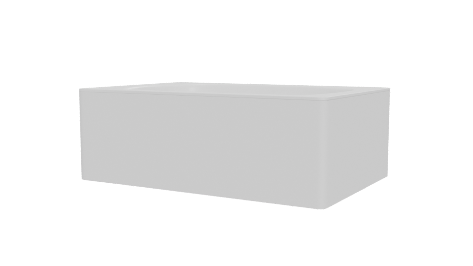 Elegant Modern Bathtub 3D Model - Professional 3D Model Render 12