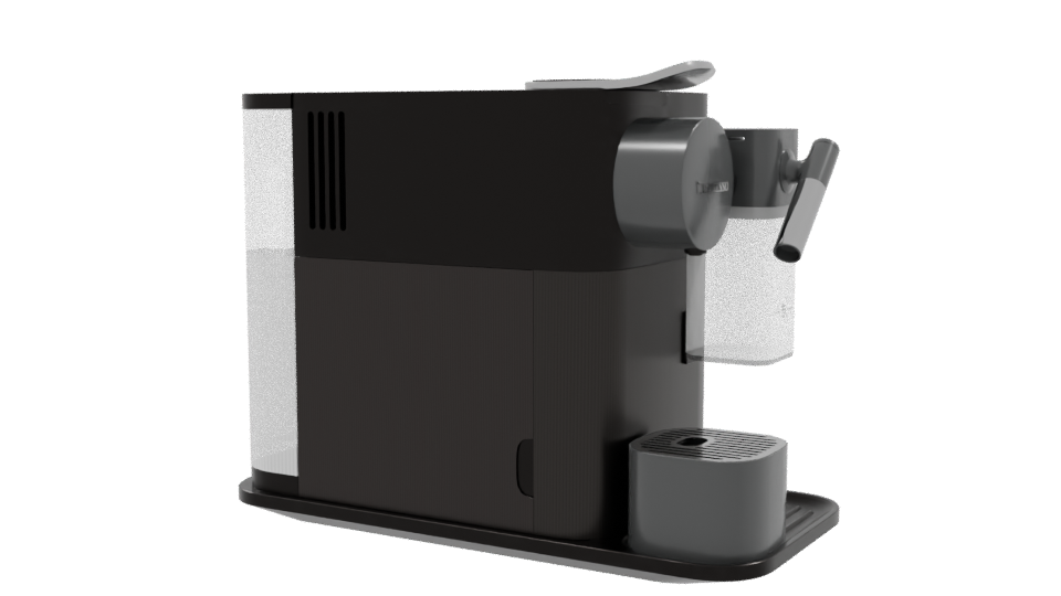 Stylish Espresso Coffee Maker 3D - Professional 3D Model Render 9