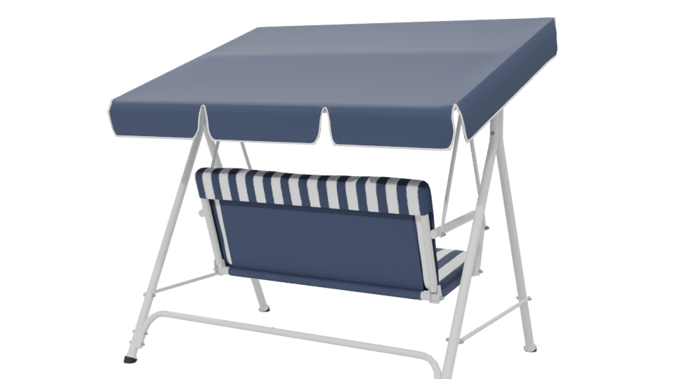 Stylish Outdoor Swing Bench Model - Professional 3D Model Render 6