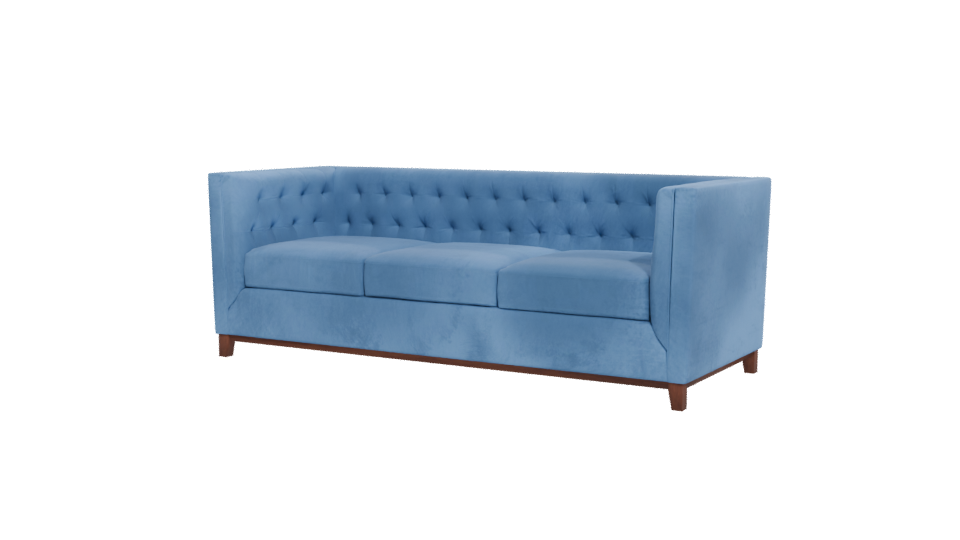 Sofá Roma 3C Velvet Sofa 3D - Professional 3D Model Render 12