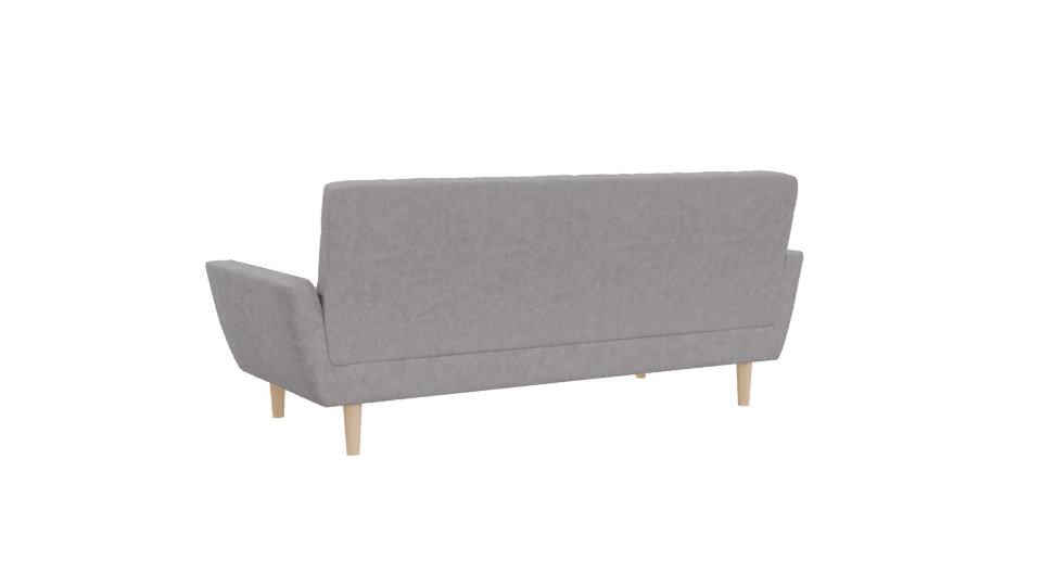 Contemporary Fabric Sofa 3D Model - Professional 3D Model Render 4