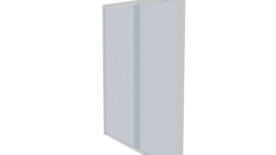 Sleek Modern Glass Display Panel 3D Model - Professional 3D Model Render 7