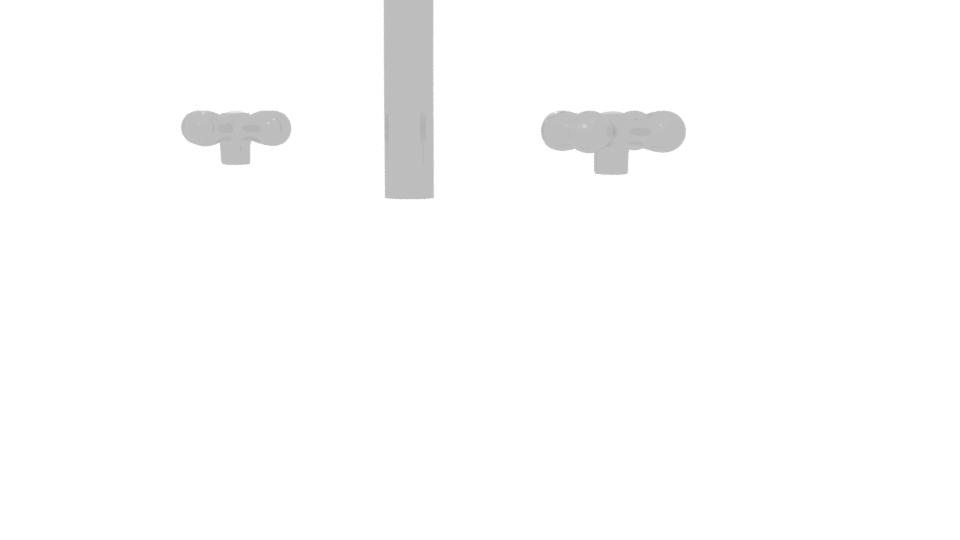 Stylish Metal Kitchen Faucet 3D Model - Professional 3D Model Render 6