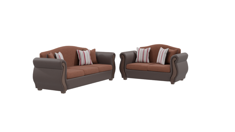 Elegant Leather Sofa Design 3D - Professional 3D Model Render 9