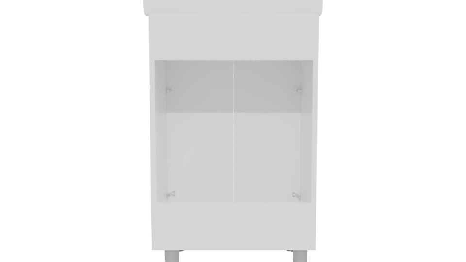 Modern Vanity Sink Cabinet 3D - Professional 3D Model Render 5