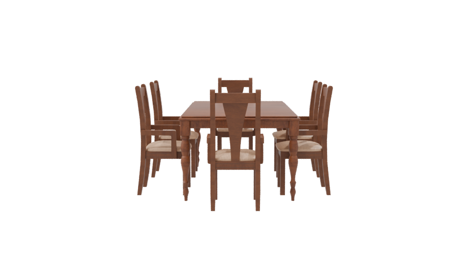 New Fiorentina Dining Set 3D - Professional 3D Model Render 8