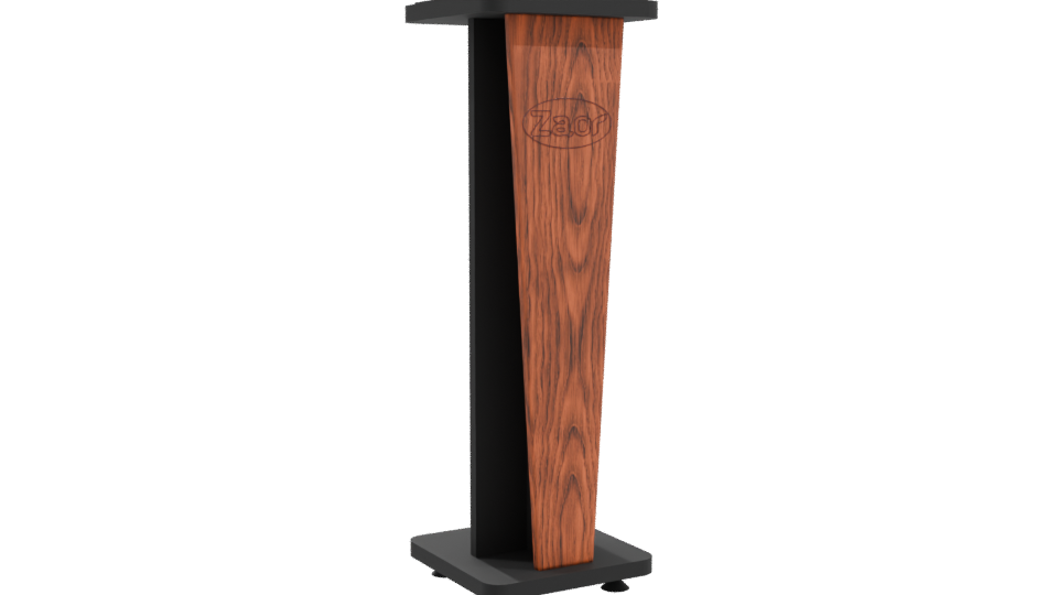 Stylish Wooden Podium 3D Model - Professional 3D Model Render 10