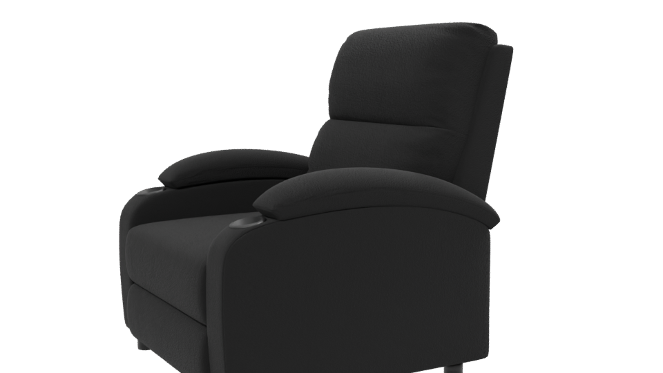 Stylish Reclining Chair 3D Model - Professional 3D Model Render 13