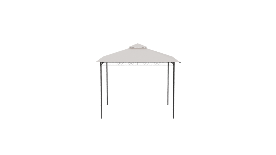 Stylish Outdoor Gazebo Model - Professional 3D Model Render 5