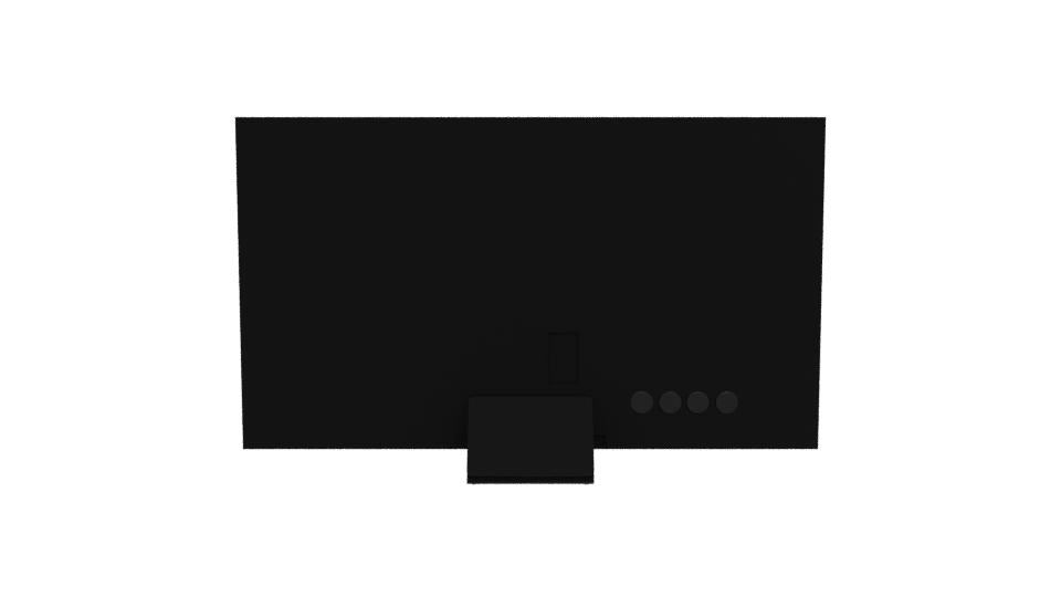 Sleek Minimalist TV Model 3D - Professional 3D Model Render 5