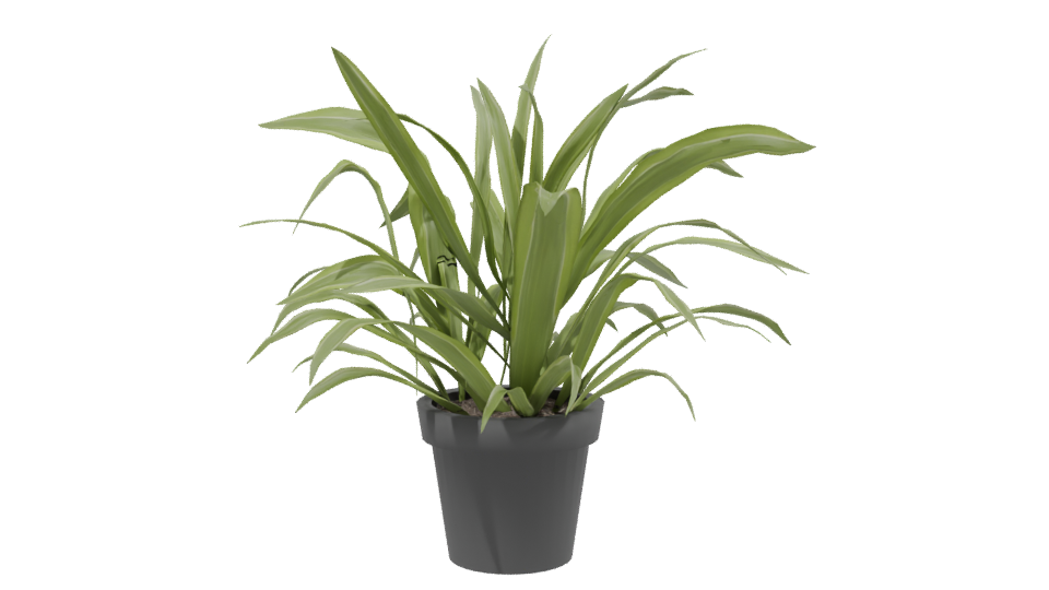 Artificial Plant in Pot 3D Model - Professional 3D Model Render 2