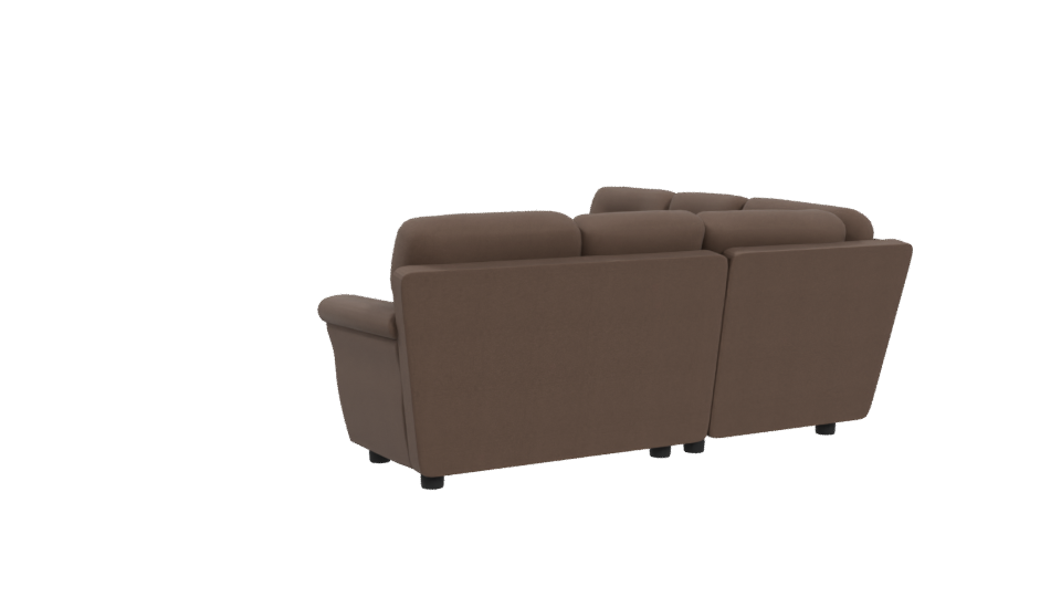 Stylish Sectional Sofa 3D Model - Professional 3D Model Render 4
