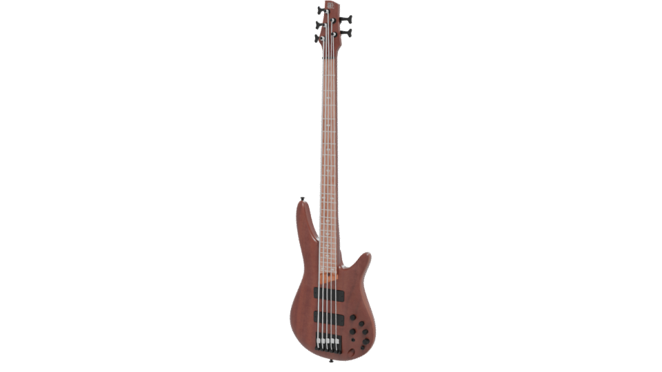 Stylish 5-String Electric Bass - Professional 3D Model Render 12
