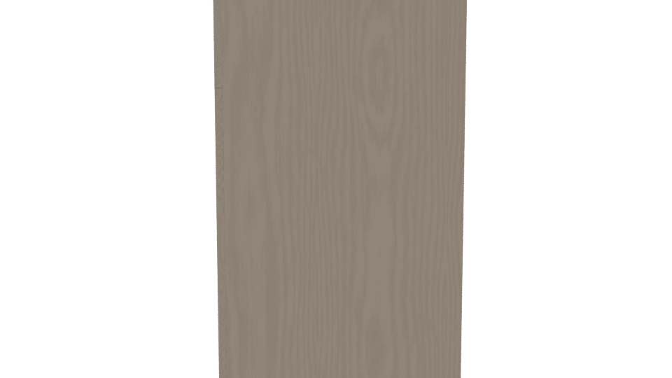 Minimalist Wood Cabinet 3D Model - Professional 3D Model Render 2