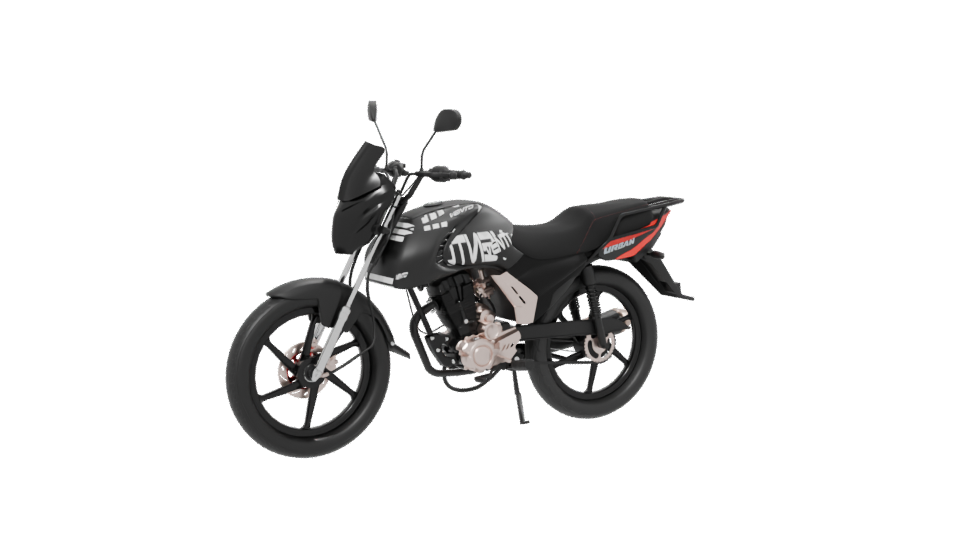 Dynamic Motorcycle 3D Model - Professional 3D Model Render 13