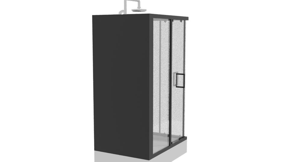 Stylish Shower Enclosure 3D Model - Professional 3D Model Render 9