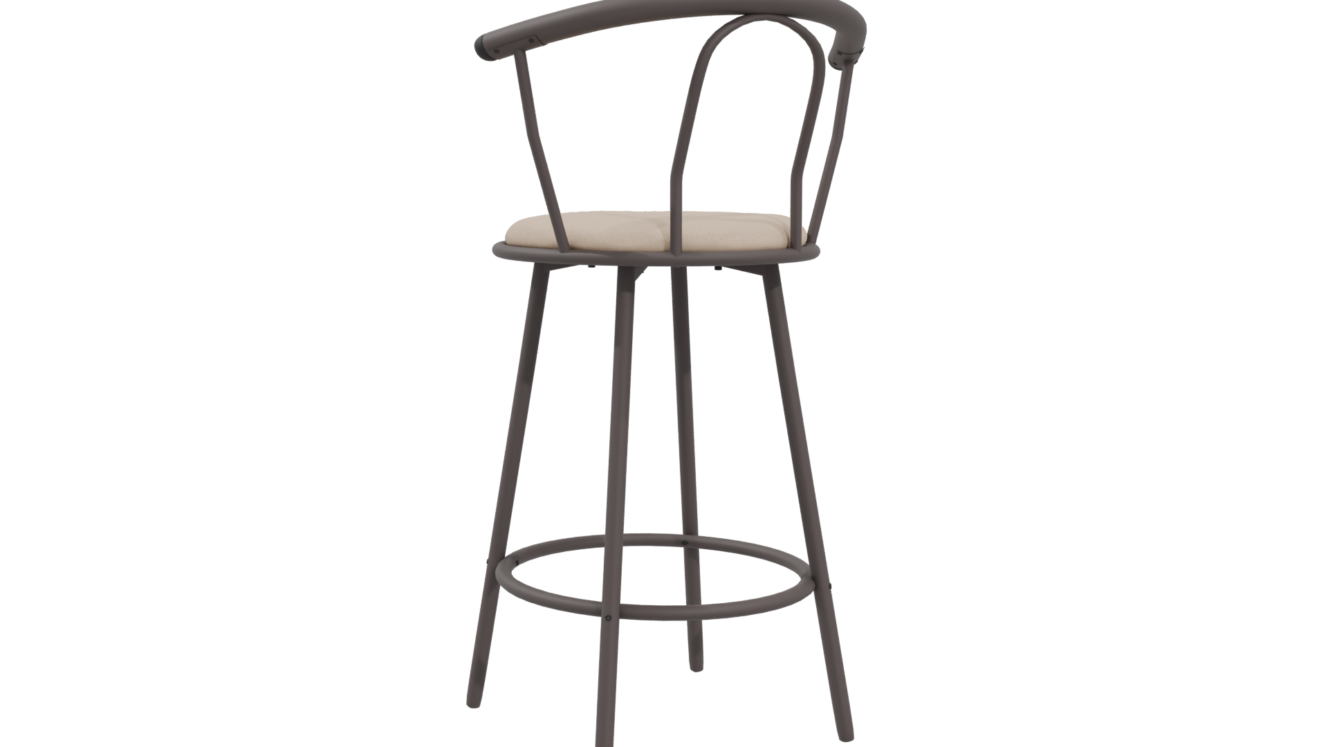 Stylish Bar Stool 3D Model - Professional 3D Model Render 4