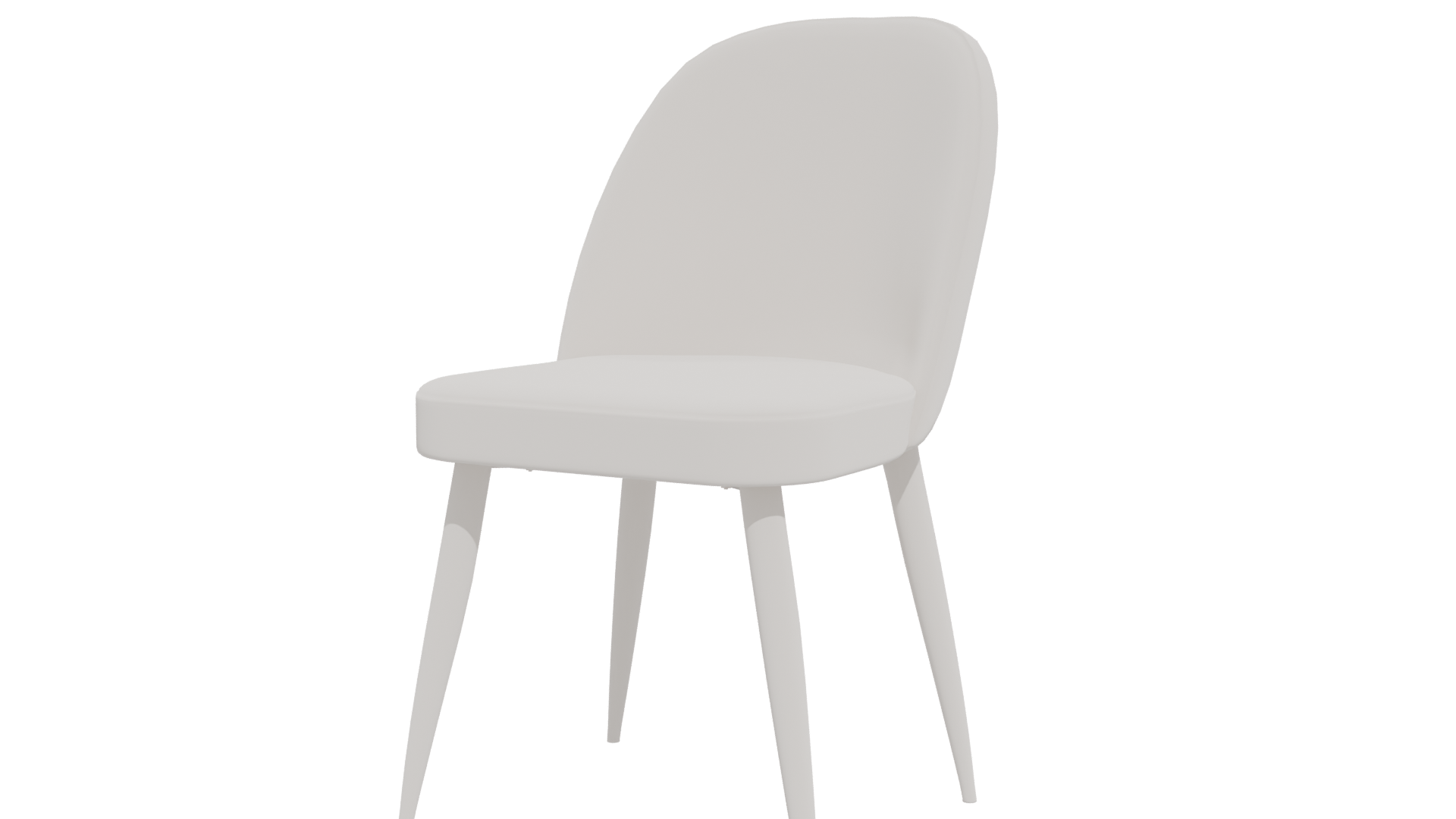 Elegant Modern Dining Chair 3D - Professional 3D Model Render 4
