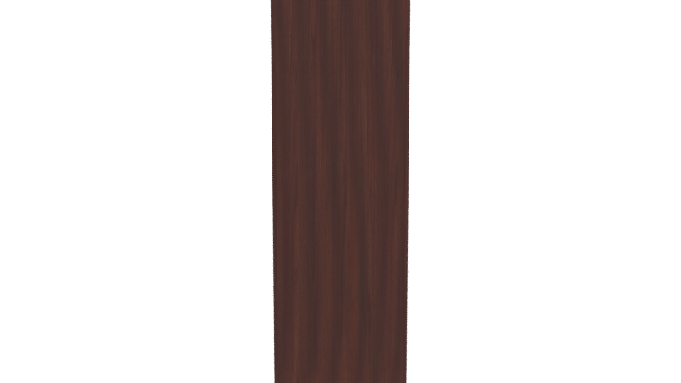 Elegant Wooden Storage Cabinet Model - Professional 3D Model Render 5