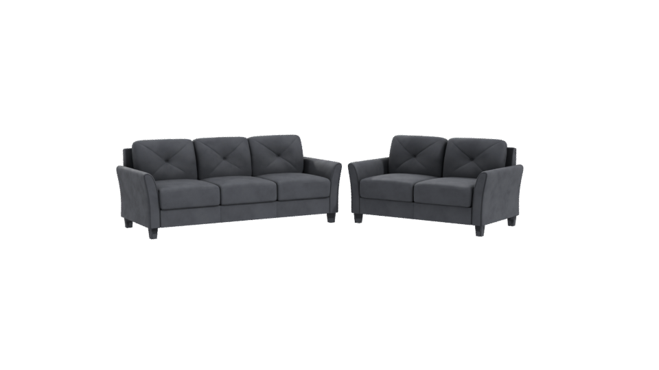 Contemporary Sofa Set 3D Model - Professional 3D Model Render 10