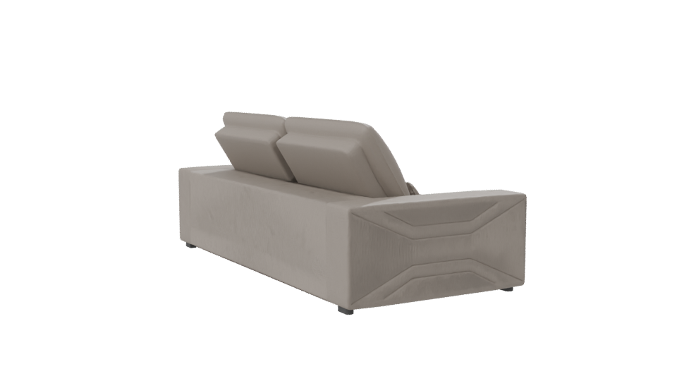 Stylish Modern Fabric Sofa 3D Model - Professional 3D Model Render 7