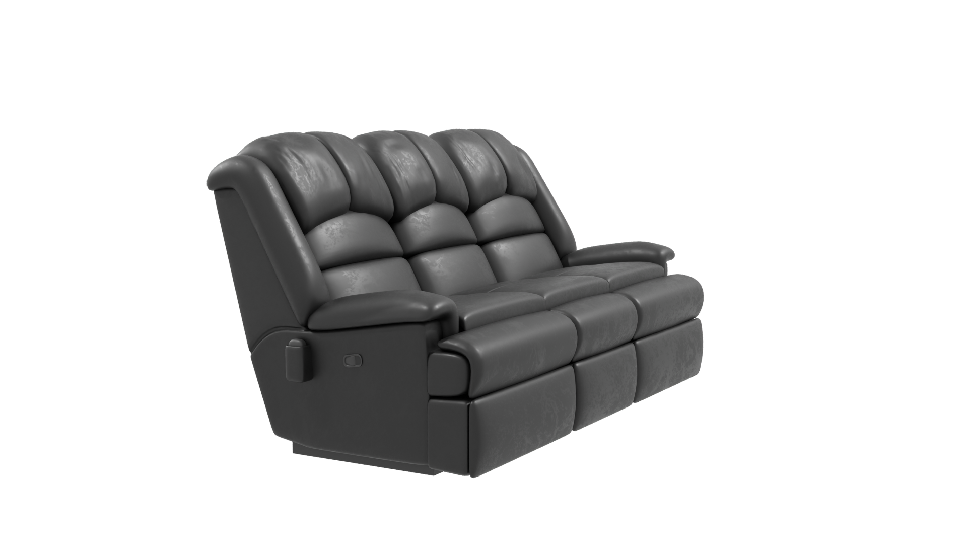 Luxurious Reclining Sofa Model - Professional 3D Model Render 9