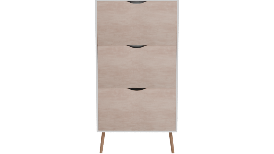 Stylish Minimalist Chest of Drawers - Professional 3D Model Render 11