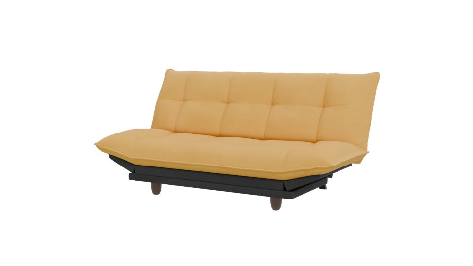 Modern Futon Pillow 3D Model - Professional 3D Model Render 12