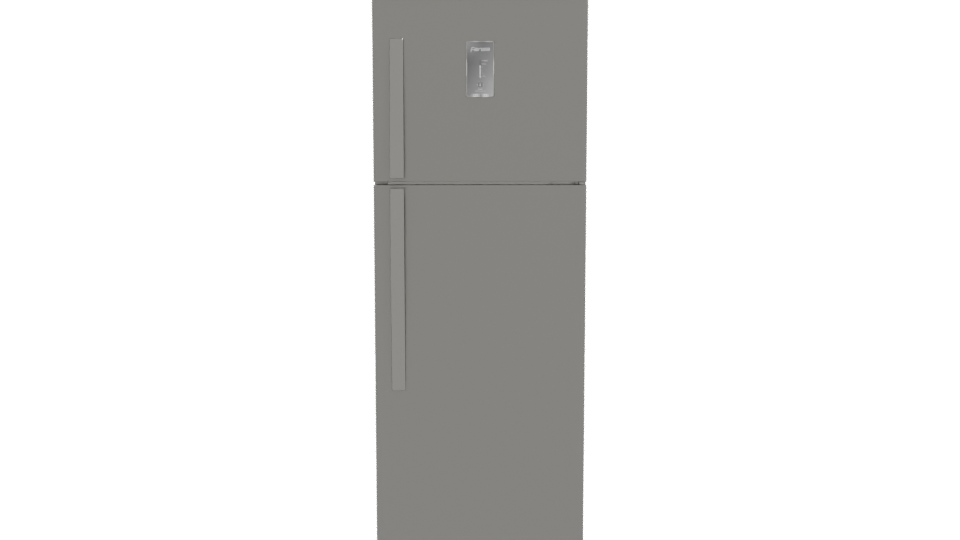 Sleek Stainless Steel Refrigerator 3D - Professional 3D Model Render 11